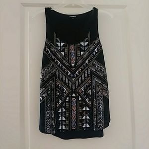 Express Sequin Casual Tank Top